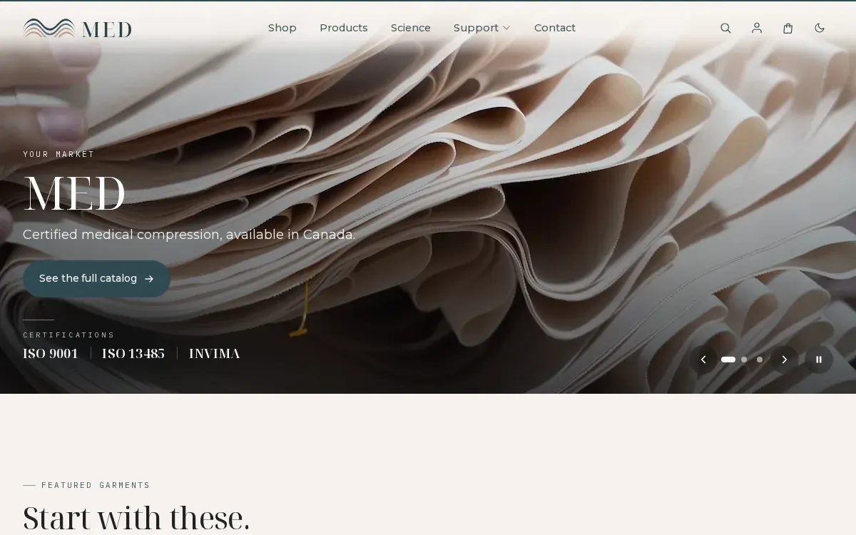 Screenshot of the MED Science / Moldeate World project